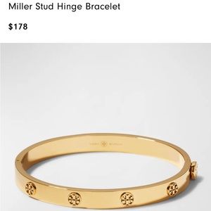 Tory Burch Miller Stud Hinged Bracelet